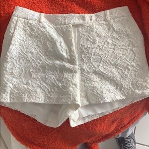 Prose and poetry Nordstrom cream lace shorts small